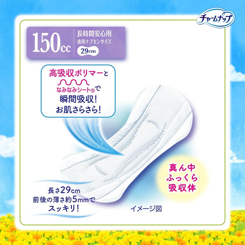 CharmNap Absorbent Sarafi for Long Time Use, No Feathers, 5.1
