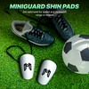 MediCaptain MiniGuards - Miniature Shin Guards for Soccer Players -