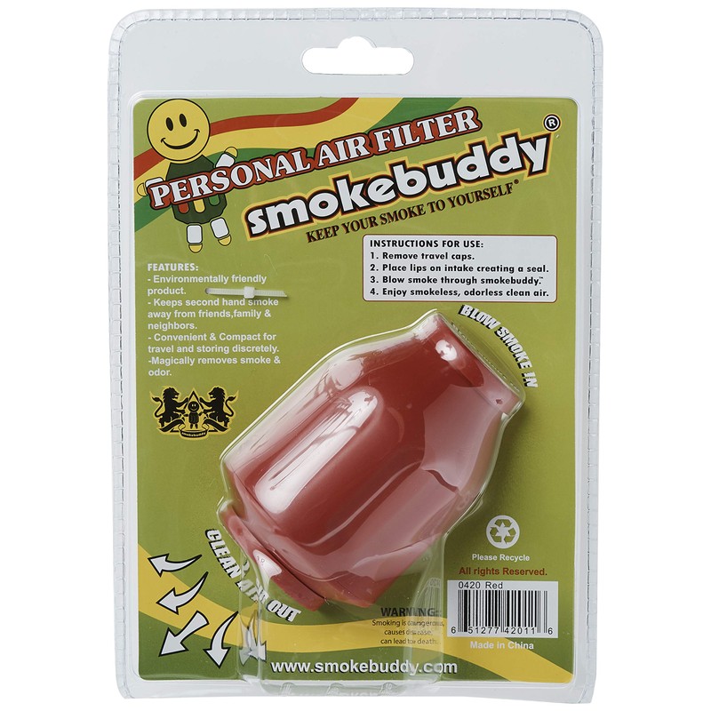 Smokebuddy Original Red Personal Air Filter