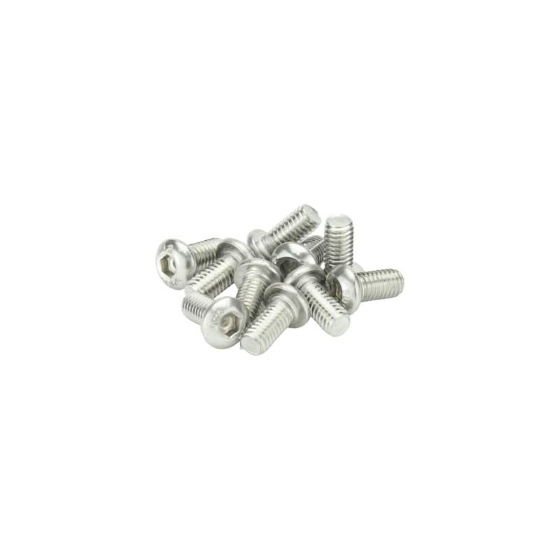 M6 (6mm x 10mm) Hex Socket Button Head Screws -