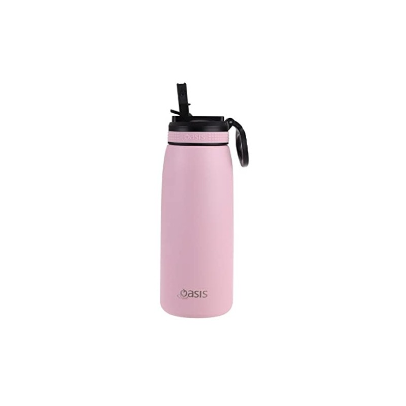 Oasis Insulated Sports Bottle with Sipper, Carnation, 780 ml