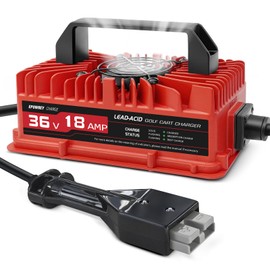 EPOWREY 18 AMP Golf Cart Charger 36 Volt Anderson SB-50 Plug for EZGO Marathon-Lead Acid Battery