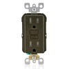 Leviton Dual-Function AFCI/GFCI Outlet, 15 Amp, Self Test, Tamper-Resistant with
