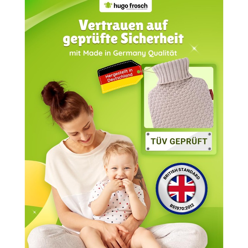 Hugo Frosch Plant Hot Water Bottle 1.8 L - Made
