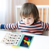 CUVZORA Tangram Magnetic, Children's Learning Toy, Travel Games for Travel,