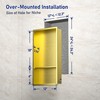 Bernkot Stainless Steel Shower Niche 12" X 24" Gold with