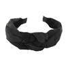 axy HRZO1 Headband with Two Different Fabrics and Braid Detail