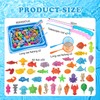 56 Pieces of Magnetic Fishing Game, Fish Game for Kids,