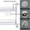 FirsTime & Co. Silver Delilah Bar Cart, 2 Tier Mobile