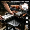 2PCS Stainless Steel Smoker Box for Weber,Gas Grill Smoker Box