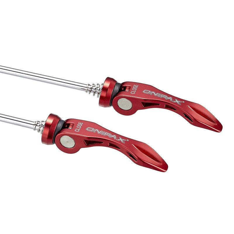 ONIPAX MTB Road Bike Quick Release SKEWERS RED/Black (RED)