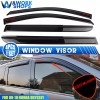 Unbranded Fits 08-10 Honda Odyssey Window Visors Vent Rain Guard