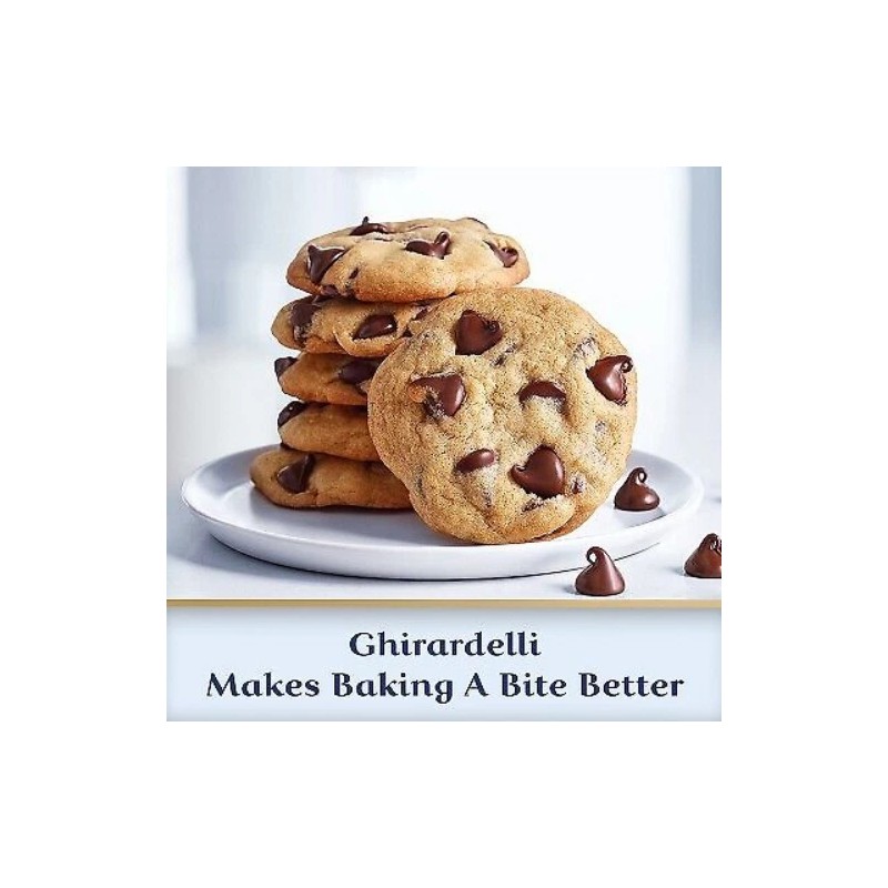GHIRARDELLI Premium Baking 60% Cacao Bittersweet Chocolate Chips - 20oz