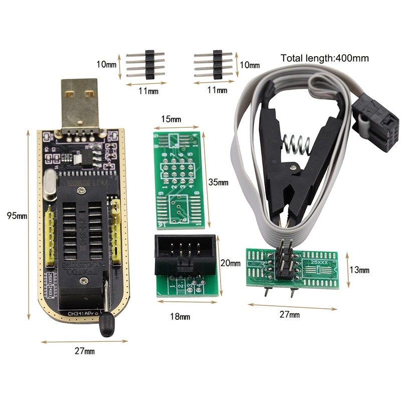 Heevhas SOIC8 SOP8 Flash Chip IC Test Clips Socket Adapter