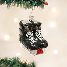 Old World Christmas 2020 Christmas Ornament Hockey Skates Glass Blown Ornament for Christmas Tree