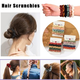 CZAYEFNH 15er-Set Seidige Scrunchies Elegante Satin-Haargummis - Langlebige und sanfte Scrunchies für Frauen, ideal für den täglichen Gebrauch und besondere Anlässe - Trendige Europäische Eleganz