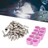 54 Pieces Plasma Cutter Torch Parts Electrode Nozzle Set Ceramic