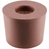KADAX Rubber Stopper, Cork with Hole for Fermentation Tubes, Rubber