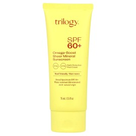 Omega-Boost Sheer Mineral Sunscreen, SPF 60+, 2.5 fl oz (75 ml)