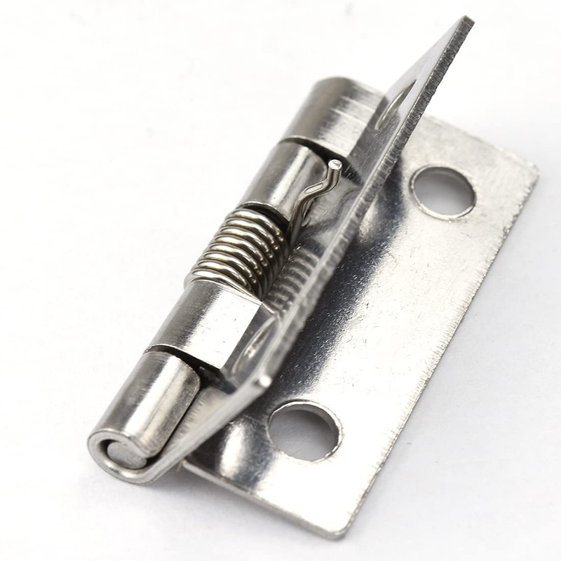 6Pcs 2.5" Spring Door Hinges, Heavy Duty Window Hinge 304