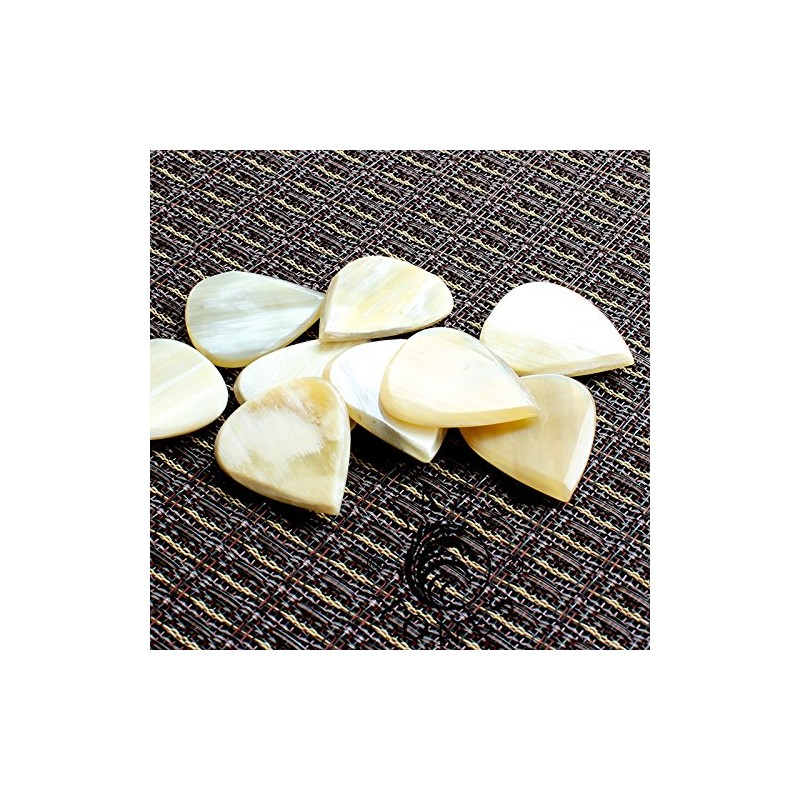 Jazz Tones Guitar Plectrum - White Horn (Single)
