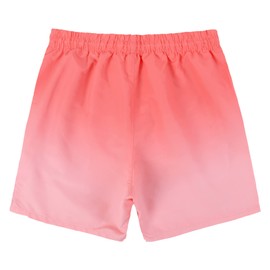 SUNDAY ROSE Traje de baño para hombre, de secado rápido, con forro de malla transpirable, pantalones cortos de moda S-XXL, Sandía roja Gradient, Small