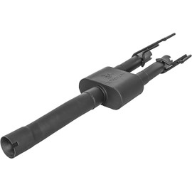 TOTALFLOW 442633 Black 1-Chamber Muffler 09-18 1500 Direct Fit Exhaust 2009-2018 Dodge Ram 1500-409 Stainless Steel (Single