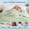 Joysoul King Size Seersucker Cooling Comforter - Lightweight Q-Max 0.45