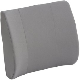 Therapist's Choice® Lumbar Seat Back Cushion W/Elastic Seat Positioning Strap (Gray)