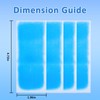 Cooling Patch, Reusable Cooling Gel Patches, Ice Pack Strips, Blue,