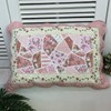 vctops 2-Piece Boho Cotton Quilted Bed Pillow Shams Floral Printed