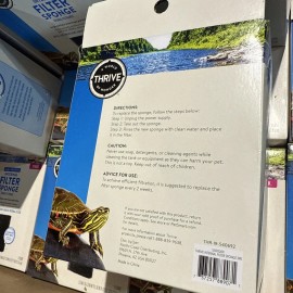 2x Semi-Aquatic Internal Filter Sponge -  (2) 3 packs!