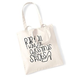 Flox Creative Baby all I want for christmas is shoes tote bag