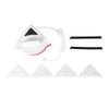 Window Double Side Wiper Plastic Ergonomic Handle Magnetic Glass Cleaning