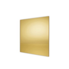 3MM Acrylic Mirror Sheet, 1/18'' Gold 12" x 12" Mirrored Acrylic Lucite Plexiglass Sheet (Actual Size 11.875" x 11.875")