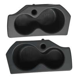 Aynaxcol 1Pair Door Cup Holder 5NN24XXXAA Car Door Water Rack for Left and Right Replacement for Dodge Ram 1500 2500 3500 4500 5500 Replacement for Chassis Cab 2015-2018 Replace# 1LD23XXXAA