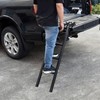 KEWISAUTO Foldable Pickup Truck Tailgate Ladder, 45" Heavy Duty Universal