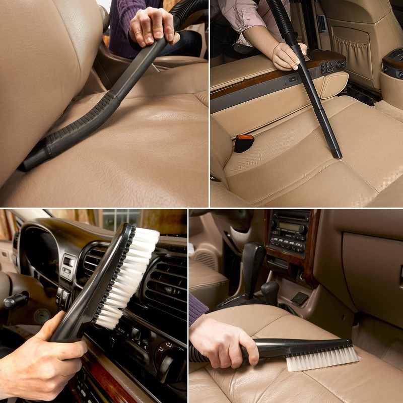 Shop-Vac 2PC 8011848 Car Cleaning Kit, 1-1/4 in. Diameter, Flexible