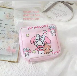 Sanrio My Melody version 2 carrying organizer zipper pouch