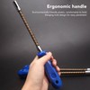 Flexible Hose Clamp Driver, 7mm Flexible Hex Screwdriver 90 Degree