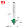 Trend CraftPro Chamfer Router Cutter Bit, 1/4 Inch Shank, 12.7mm