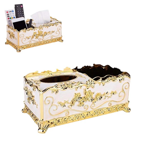 Tissue Box Cover, Tissue Box Holders European Floral Carving Tissue