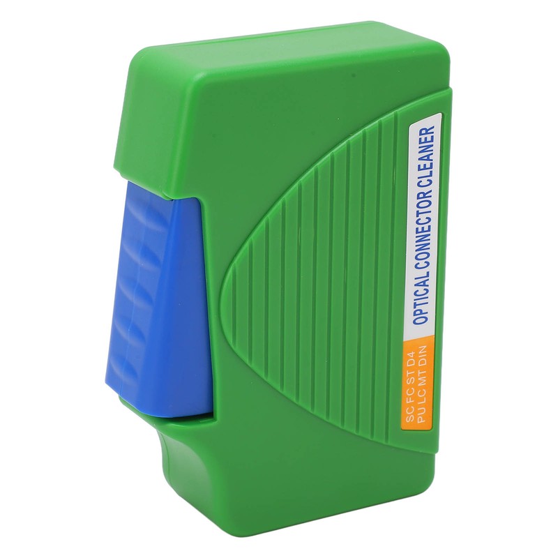 Fiber Optic Cleaning Box Efficient Optical Fiber Connector Cleaner ABS