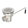 3-1/2 Inch Commercial Sink Drain with Twist Handle Kitchen Sink