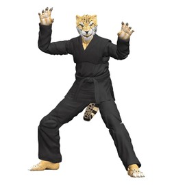 Zoo Jitsu Fighters: Chico The Cheetah (Black Gi) 6-Inch Action Figure