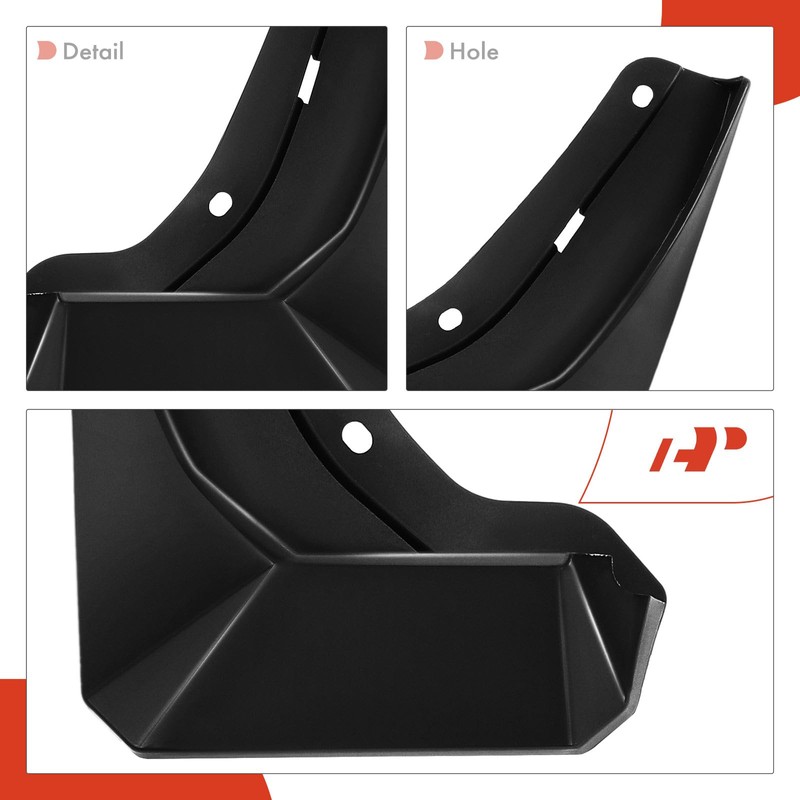 A-Premium Set of 4PCS Mud Flaps Splash Guards Mudguards Mudflaps