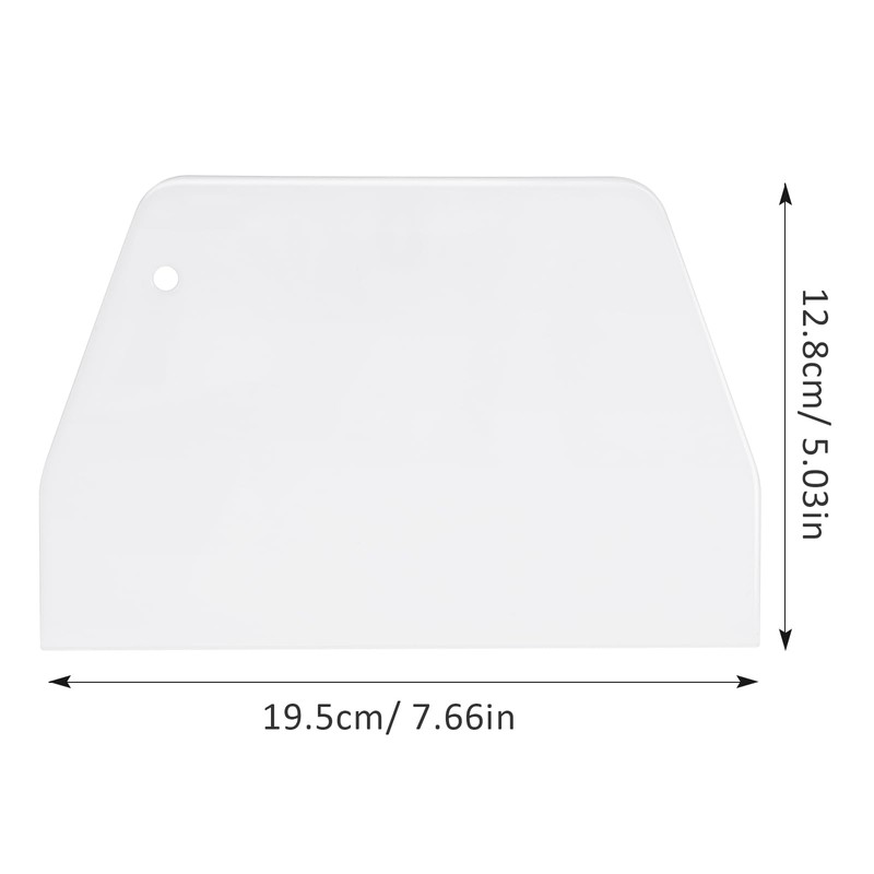 Garneck Dough Scraper Large Made of Plastic, Pack of 2,