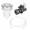 sourcing map Garbage Disposal Air Switch Button 32mm Dia for