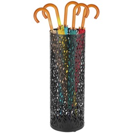 WOTPCRD Umbrella Holder, Umbrella Stand Rack for Entryway, Metal Umbrella Stand, Freestanding Umbrella Stand Round Umbrella Holder for Canes, Indoor Walking Stick Holder for Home Entryway Office