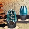 GURECOD Ceramic Reflowable Incense Burner with 50 Sandalwood Sticks +